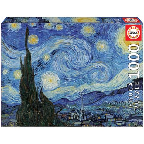 Educa Puzzle Piezas Noche Estrellada Van Gogh