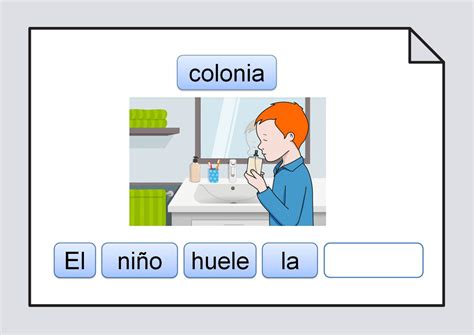 Ordena La Frase Construcci N De Frases Lectoescritura Soyvisual