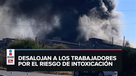 Incendio En Planta De Zinc En San Luis Potos Genera Nube T Xica Youtube