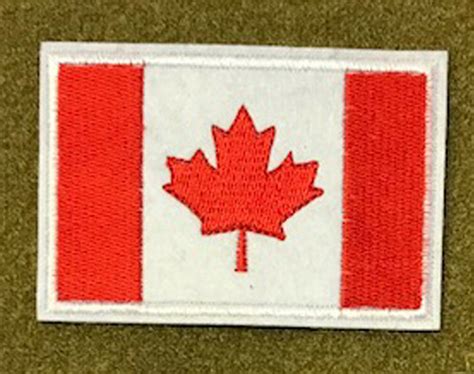 NEW CANADIAN FLAG PATCH,CANADA,IRON ON OR SEW ON FASHION EMBROIDERED ...