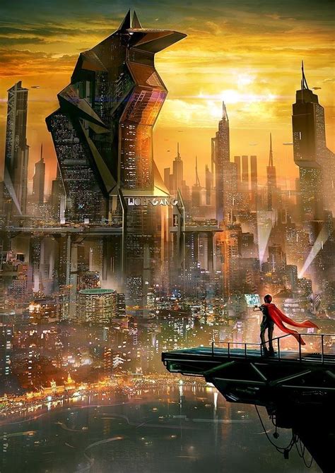 21 Visions Artistiques Des Villes Du Futur Ville Futuriste