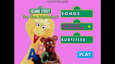 Sesame Street Alphabet Poster