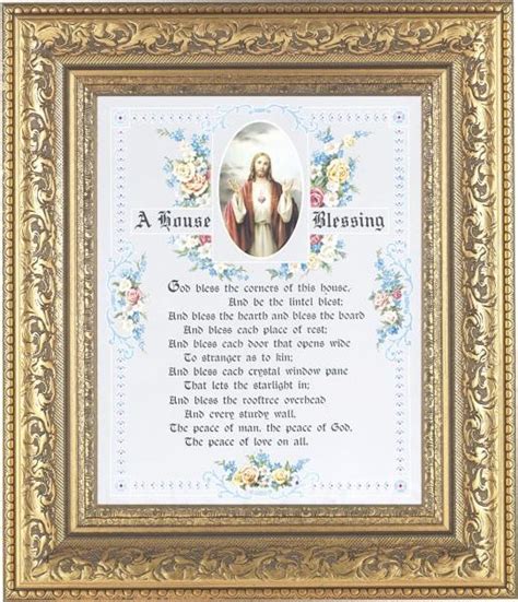 115 Frame A House Blessing Prayer 8x10 Framed Print Under Glass