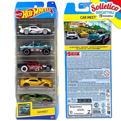 Hot Wheels City Set 5 Veicoli Mattel Assortito Solletico Giocattoli