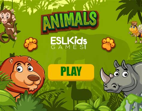 Animals Vocabulary Game - ESL Kids Games