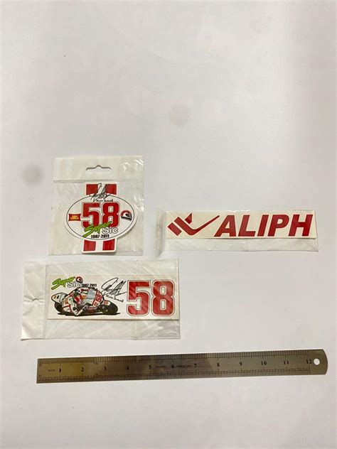 Moto Gp Marco Simoncelli Sticker Tribute Motorbikes On Carousell