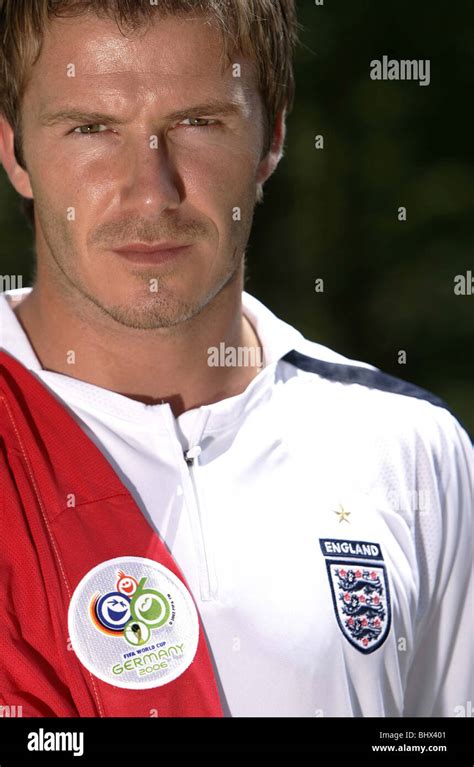 World Cup 2006. David Beckham England football captain prior to the ...