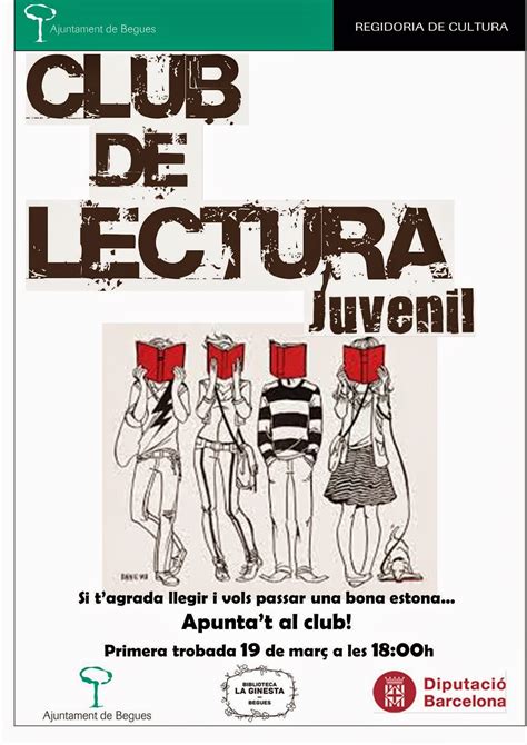 INICIEM UN CLUB DE LECTURA JUVENIL Biblioteca La Ginesta