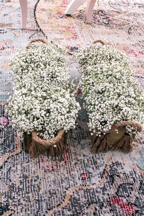 rainbow baby's breath centerpiece_8914 - at home with Ashley