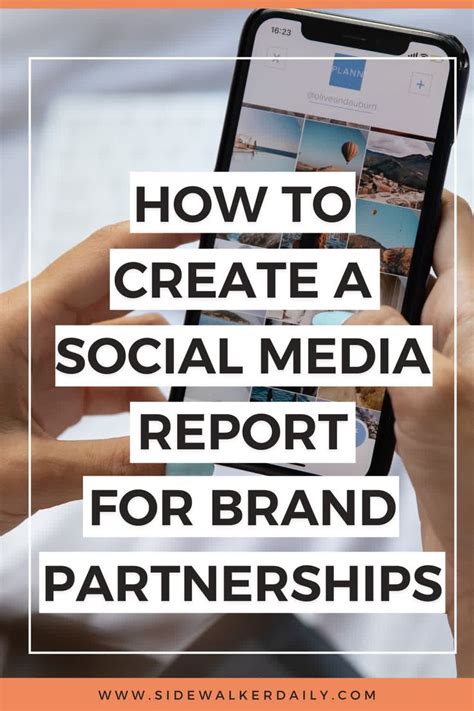 How To Create A Social Media Report For Brand Partnerships Sidewalker