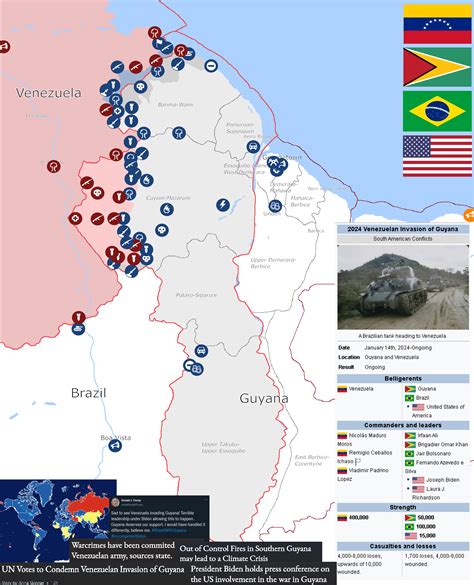 2024 Venezuelan Invasion of Guyana : r/AlternateHistory