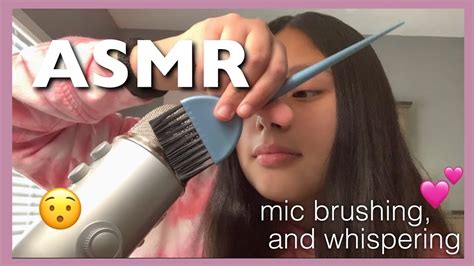 ASMR Mic Brushing And Whispering Tingly YouTube