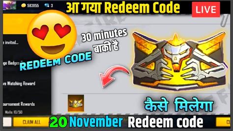 Livegloowall Redeem Code Today Ff Redeem Code Today Redeem Code