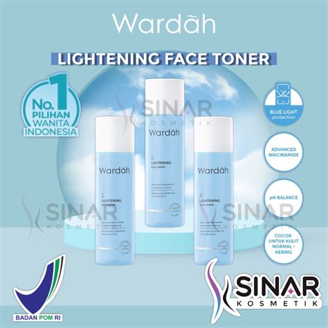 Jual Wardah Lightening Face Toner 125 Ml Shopee Indonesia