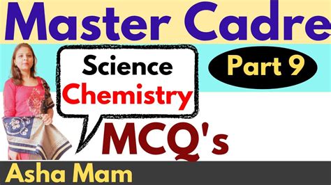 Master Cadre Chemistry Preparation Chemistry Master Cadre Preparation