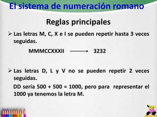 El Sistema De Numeraci N Romano Ppt