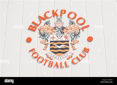 Blackpool Football Club Bloomfield Road Stadium Stock Photo Alamy