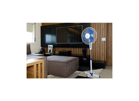 Ventilador De Coluna Turbo Silencioso Pedestal Cm Potente Velocid