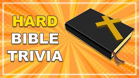 Hard Bible Trivia Questions And Answers For Adults Bible Quiz