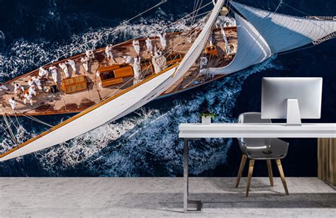 Boat Wallpaper & Ship Wall Murals | Wallsauce US