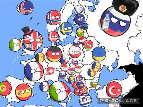 Map of Europe With countryballs : r/BritishBallMemes