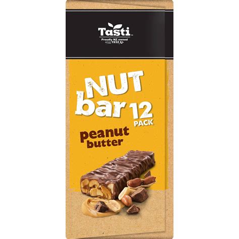 Tasti Nut Bar Peanut Butter 420g Woolworths