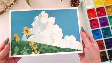 Painting Studio Ghibli Scene With Jelly Gouache My Neighbor Totoro