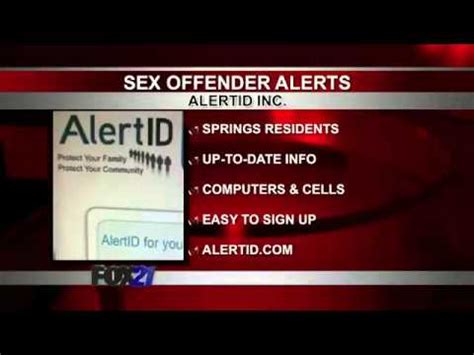 Free Sex Offender Alerts Now Available To To Everyone In Colorado YouTube