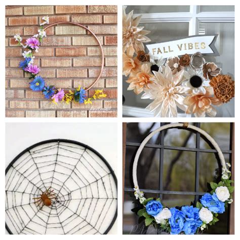 24 Gorgeous DIY Hula Hoop Wreaths A Cultivated Nest