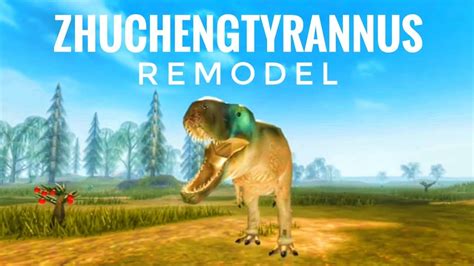 ZHUCHENGTYRANNUS REMODEL DINOSAUR WORLD MOBILE ROBLOX YouTube