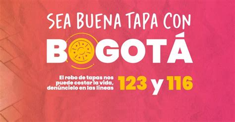 Líneas para reportar el hurto de tapas del alcantarillado en Bogotá