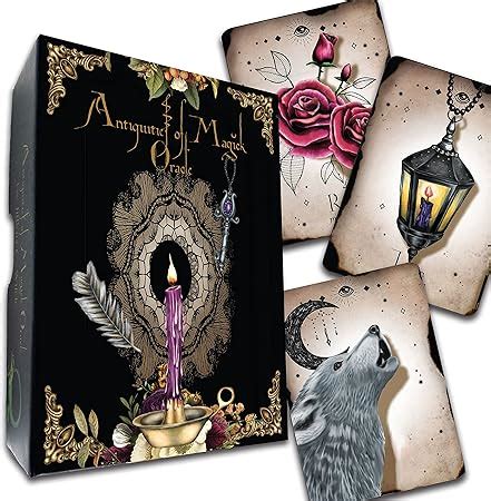 Amazon Jillian C Wilde Naked Heart Antiquities Of Magick Oracle Deck Oracle Cards And