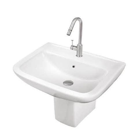 Ceramic Half Pedestal Wash Basin Size Multisize At Rs In Morbi