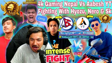 4k Gaming Vs Aabesh YT In Same Lobby Mr Hyozu Sk49 And Nero