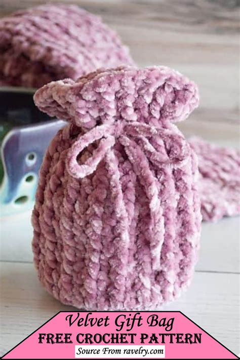 Crochet Gift Bag Patterns For Small Gifts Diyscraftsy