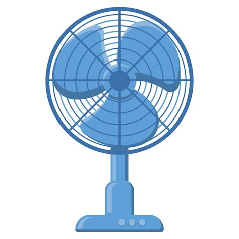 Ventilador eléctrico moderno portátil aislado sobre fondo blanco