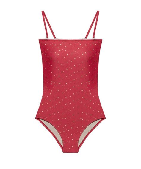 MUSINSA INSTANTFUNK Floral One Piece Swimsuit Red