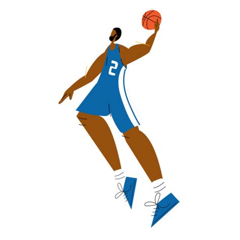 Basketball Player Character PNG & SVG Design For T-Shirts