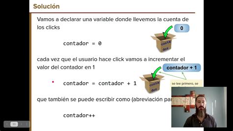 Web I Javascript Contador De Clicks Youtube