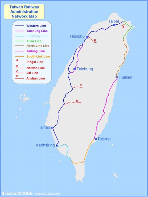 Navigating Taiwan A Comprehensive Guide To The Taiwan Railway Map