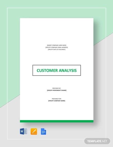 FREE 12+ Customer Analysis Templates in Google Docs | MS Word | Pages ...