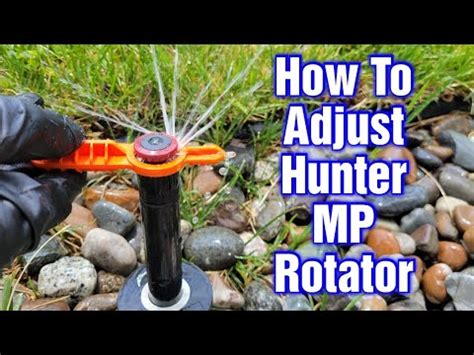 How To Adjust Hunter MP Rotator Sprinkler YouTube