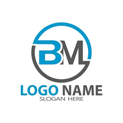 Premium Vector Bm Logo Monogram Initials Letter Concept Bm Icon Logo