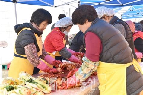 청송군여성자원봉사회‘사랑의 김장 나누기봉사