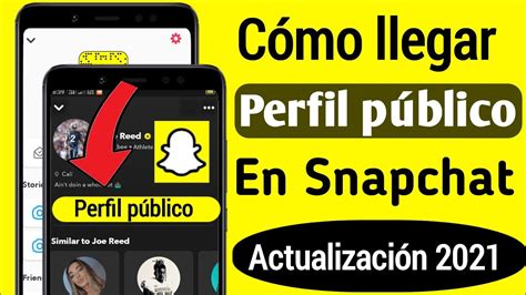 Cómo obtener un perfil público en Snapchat Android iOS Cómo hacer