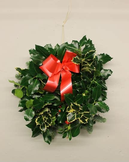 CHRISTMAS HOLLY WREATH | Penny Johnson Flowers | Coleshill, Birmingham