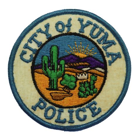 United States City Of Yuma Police Cloth Patch Badge