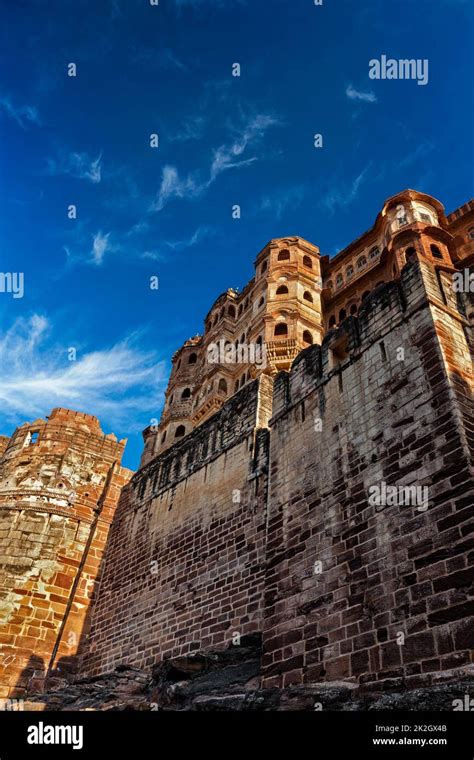 Mehrangarh Fort Jodhpur India Stock Photo Alamy