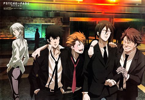 Psycho Pass Shinya Kogami Anime Anime Boys Shogo Makishima