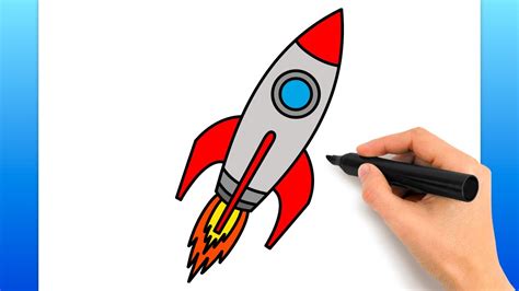 How To Draw The Rocket